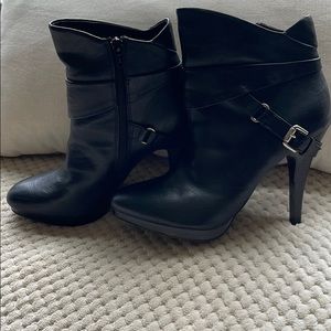 Kelly & Katie Black Ankle Boots